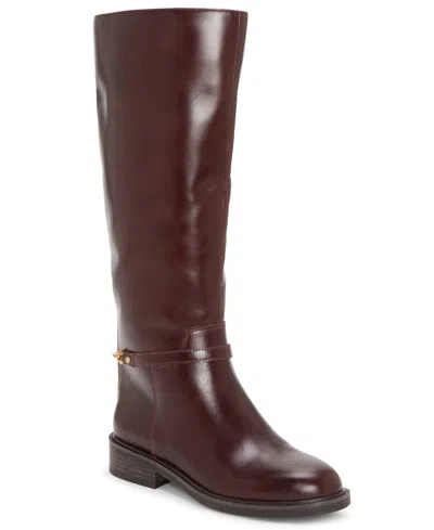Vince Camuto Adria Extra Wide Calf Knee High Boot In Brown