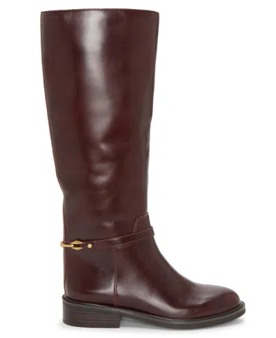 Vince Camuto Adria Extra Wide Calf Knee High Boot In Brown
