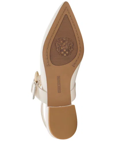 Vince Camuto Amoret Buckle Slingback Mule In White
