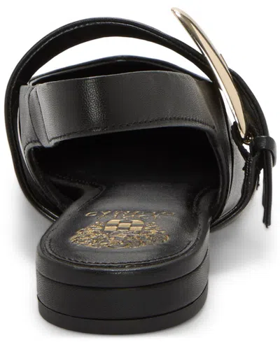 Vince Camuto Amoret Buckle Slingback Mule In Black