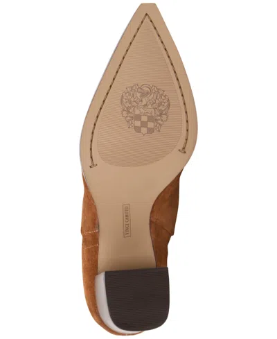 Vince Camuto Women's Lorrys Block Heel Boots In Brown