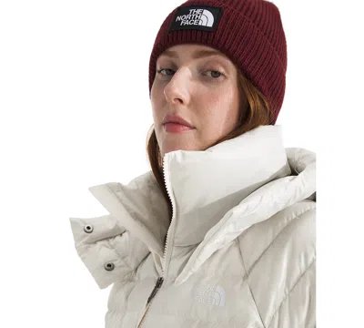 The North Face Metropolis Water Repellent 600 Fill Power Down Hooded Jacket In White