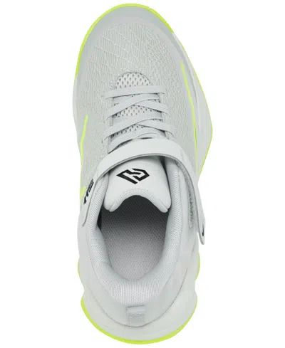 Nike Little Kid's Giannis Immortality 4 Stretch Lace Basketball Sneakers From Finish Line In Gray