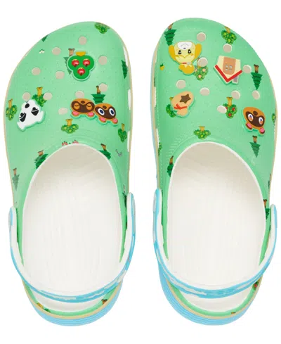 Crocs Big Kids Animal Crossing Classic Clog Sandals From Finish Line In Multi