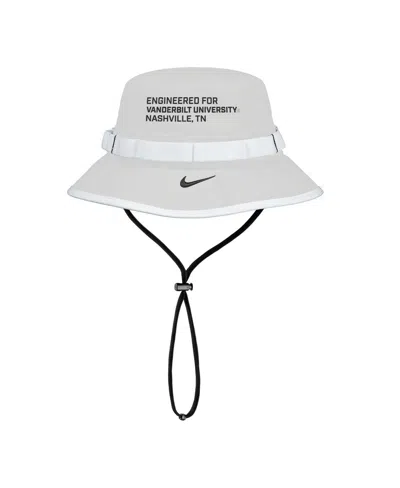 Nike Men's Gray Vanderbilt Commodores 2025 On-field Boonie Performance Bucket Hat In White