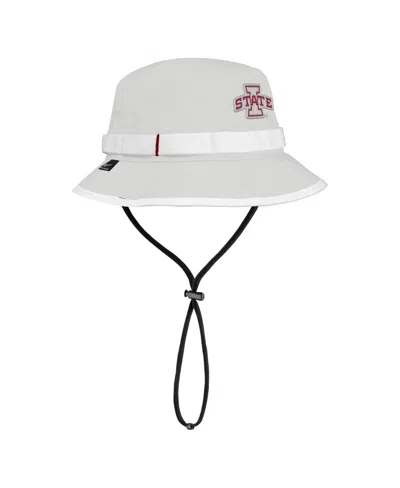 Nike Men's Gray Iowa State Cyclones 2025 On-field Boonie Performance Bucket Hat In White