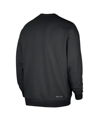 Nike Men's Black Boston Celtics Authentic Standard Issue Travel Performance Pullover Sweatshirt In Black