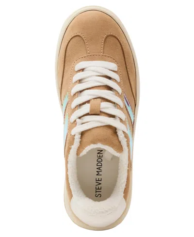 Steve Madden Big Girls J-field Platform Sneakers In Brown