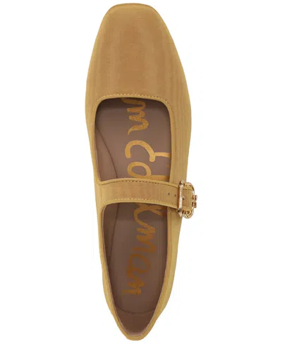 Sam Edelman Women's Michaela Buckled Mary Jane Flats In Nude