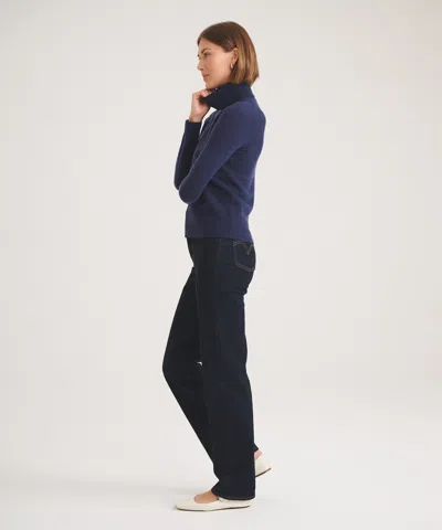 Naadam Basic Cashmere Turtleneck Sweater In Blue