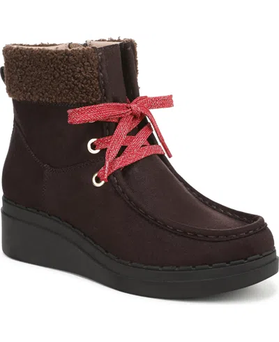 Lifestride Devon Wedge Winter Boot In Brown