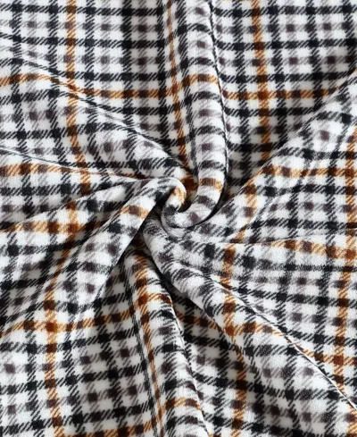 Eddie Bauer Printed Lush Flannel Throw, 70" X 60" In Multi