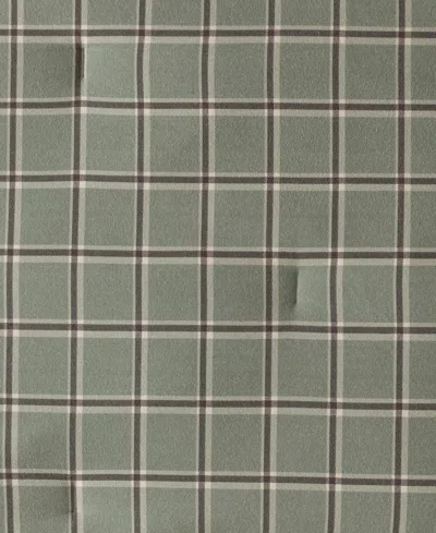 Eddie Bauer Alpine Plaid Printed Flannel 2-pc. Comforter Set, Twin In Green