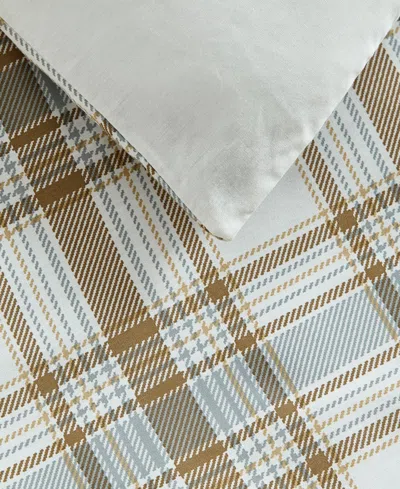 Eddie Bauer Ashland Plaid Cotton Reversible 2-pc. Comforter Set, Twin In White