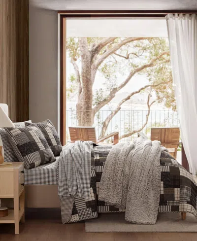 Eddie Bauer Antique Cotton Reversible 3-pc. Quilt Set, King In Multi