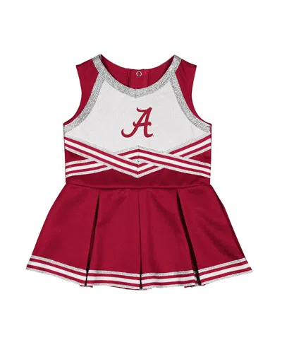 Colosseum Girls Baby Boys And Girls Crimson Alabama Crimson Tide Lollipop Park Cheer Dress In Red