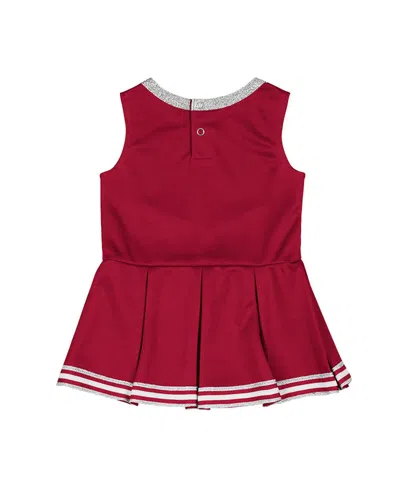 Colosseum Girls Baby Boys And Girls Crimson Alabama Crimson Tide Lollipop Park Cheer Dress In Red