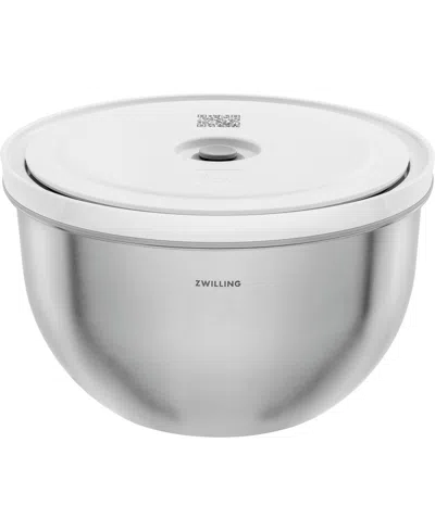 Zwilling Fresh And Save Large Stainless Steel Vacuum Bowl In Silver