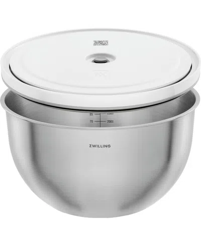 Zwilling Fresh And Save Large Stainless Steel Vacuum Bowl In Silver