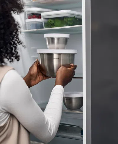 Zwilling Fresh And Save 3 Piece Stainless Steel Vacuum Bowl Set In Silver