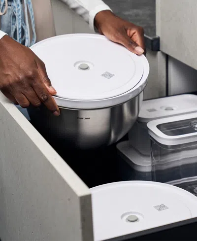 Zwilling Fresh And Save 3 Piece Stainless Steel Vacuum Bowl Set In Silver