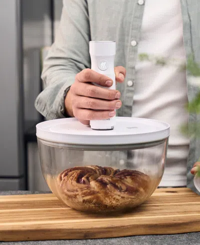Zwilling Fresh And Save Glass Vacuum Bowl Starter Set In White