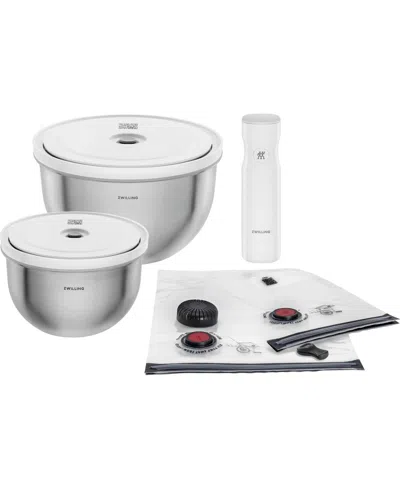 Zwilling Fresh And Save Stainless Steel Vacuum Bowl Starter Set In Silver