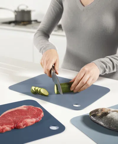 Joseph Joseph Pop Chopping Mats, Set Of 3 In Blue