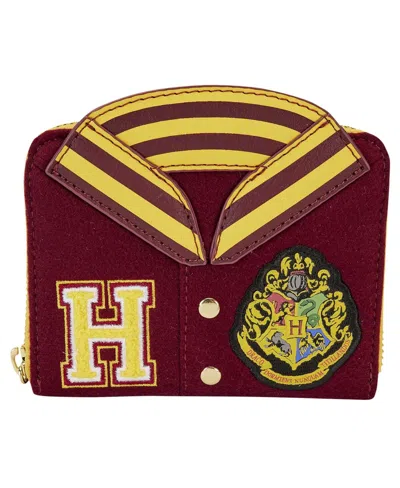 Loungefly Harry Potter Gryffindor Varsity Zip-around Wallet In Red