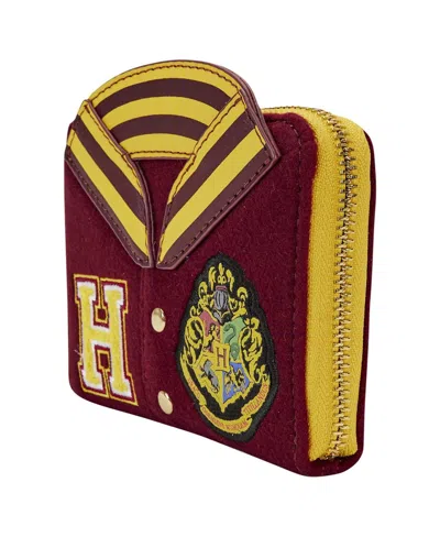 Loungefly Harry Potter Gryffindor Varsity Zip-around Wallet In Red