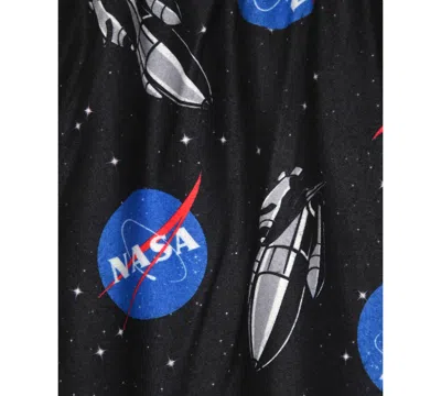 Max & Olivia Little And Big Boys 2-piece Thermal Nasa Top And Flannel Pants Set In Multi