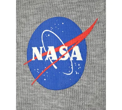 Max & Olivia Little And Big Boys 2-piece Thermal Nasa Top And Flannel Pants Set In Multi