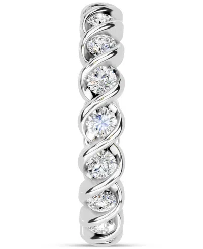Macy's Diamond Eternity Band (1 Ct. T.w.) In Platinum Or 14k Gold In Metallic