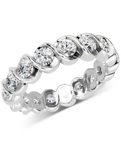 Macy's Diamond Eternity Band (1 Ct. T.w.) In Platinum Or 14k Gold In Metallic
