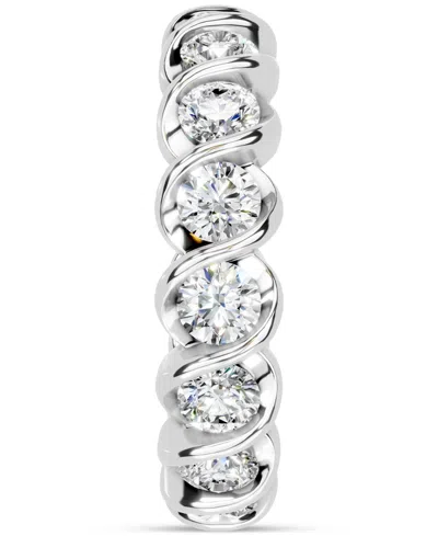 Macy's Diamond Eternity Band (1 Ct. T.w.) In Platinum Or 14k Gold In Metallic