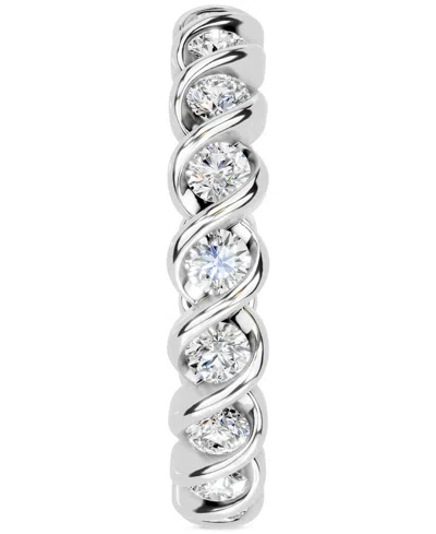 Macy's Diamond Eternity Band (1 Ct. T.w.) In Platinum Or 14k Gold In Metallic