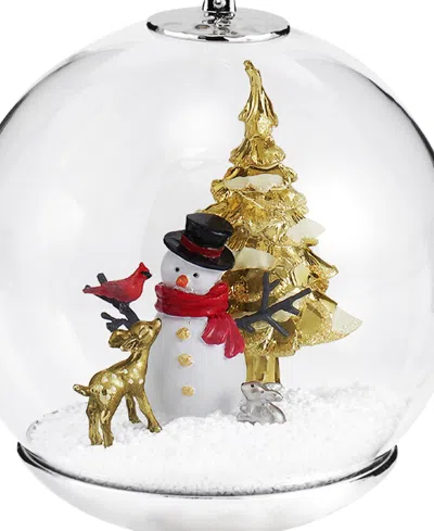 Michael Aram Snowman And Friends Snow Globe Ornament In Multi