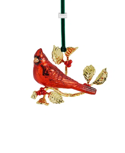 Michael Aram Cardinal Glass Ornament In Multi