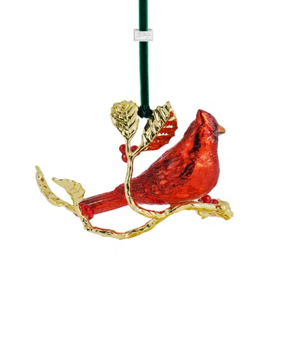 Michael Aram Cardinal Glass Ornament In Multi