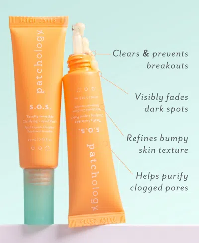 Patchology S. O.s. Totally Invisible Clarifying Liquid Patch 0.67 Oz. In Transparent