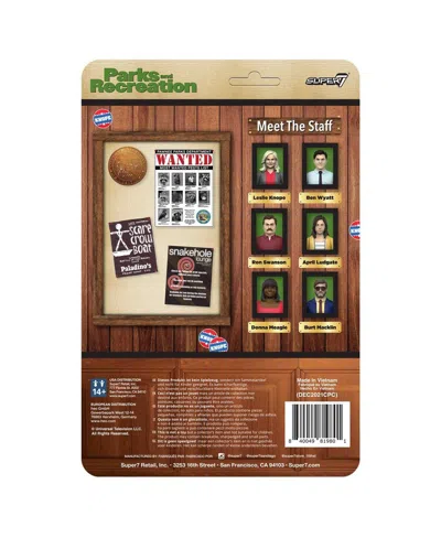 Super7 Ben Wyatt Parks And Recreation Reaction Figure In Multi