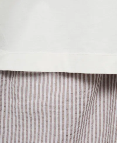 Mango Cotton Seersucker Pajamas In Animal Print