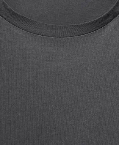 Mango Women's 2-piece Cotton Short-sleeved Pajamas In Gray