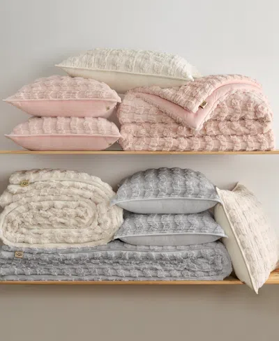 Ugg Denai Plush Reversible 3-pc. Comforter Set, King In Gray