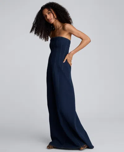 Kenneth Cole Women's Strapless Maxi Dress In Blue