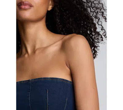 Kenneth Cole Women's Strapless Maxi Dress In Blue