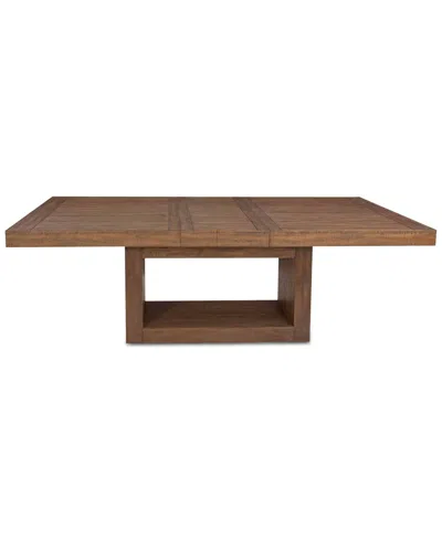 Macy's Baleigh Dining Table In Brown