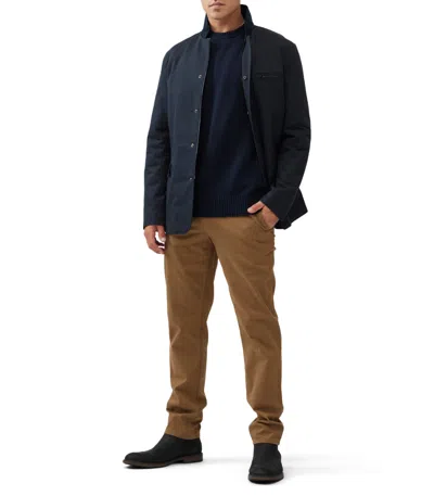 Rodd & Gunn York Bay Merino Wool Sweater In Black