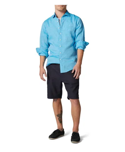 Rodd & Gunn Men's Linen Coromandel Sports Fit Shirt In Blue