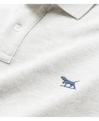 Rodd & Gunn Men's The Gunn Long Sleeve Slim Fit Polo Shirt In Gray